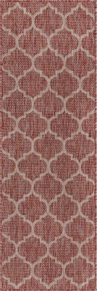 2' x 6' Easy-Clean Trellis Indoor / Outdoor Runner Rug