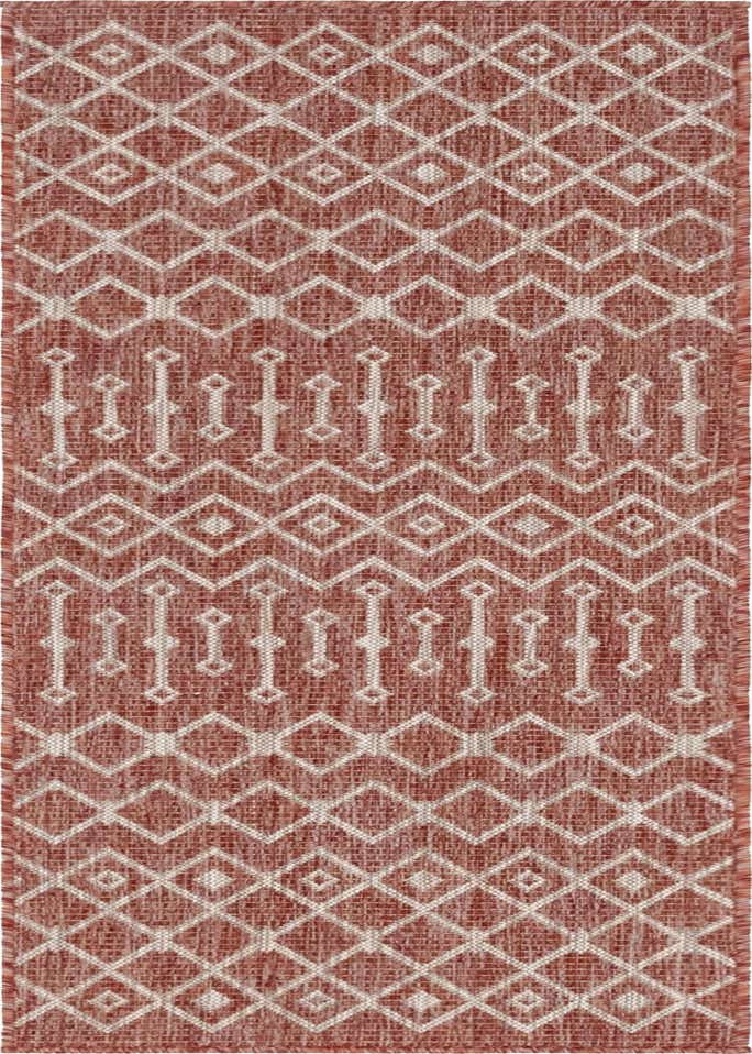 2' x 6' Easy-Clean Trellis Indoor / Outdoor Runner Rug