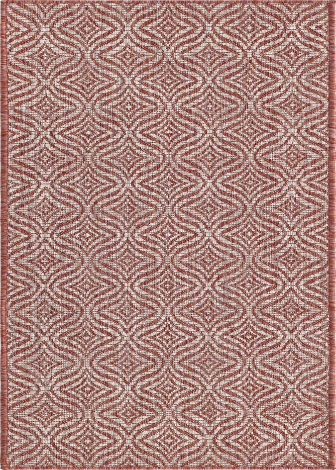 2' x 6' Easy-Clean Trellis Indoor / Outdoor Runner Rug