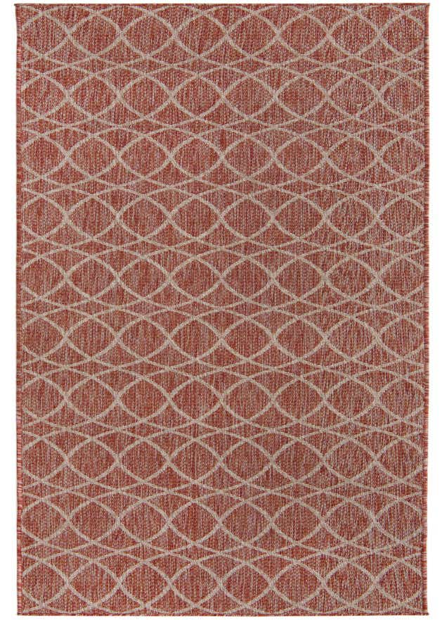 2' 7 x 10' Easy-Clean Trellis Indoor / Outdoor Runner Rug