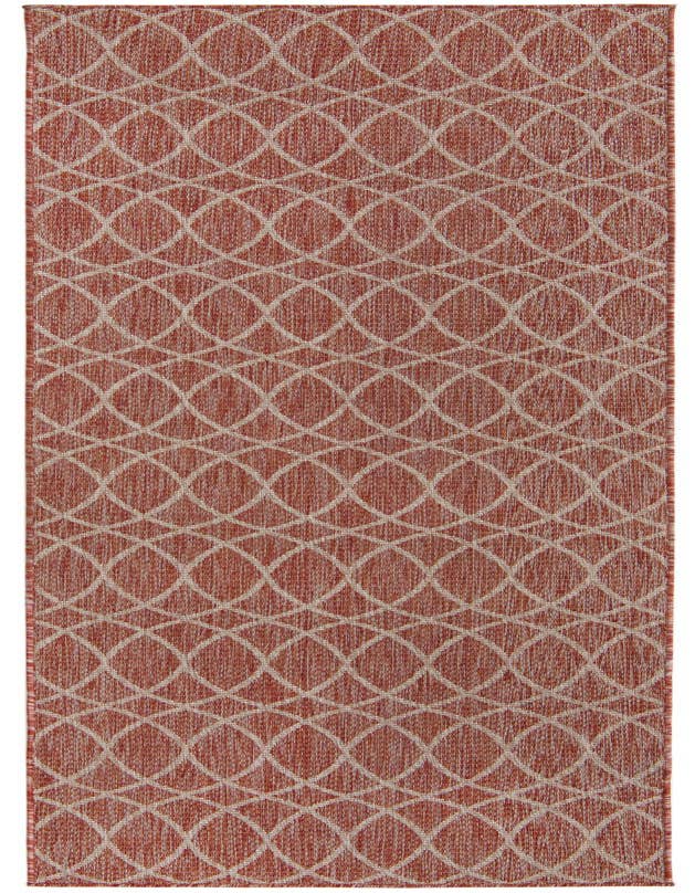 Detail image of 2' 7 x 10' Easy-Clean Trellis Indoor / Outdoor Runner Rug
