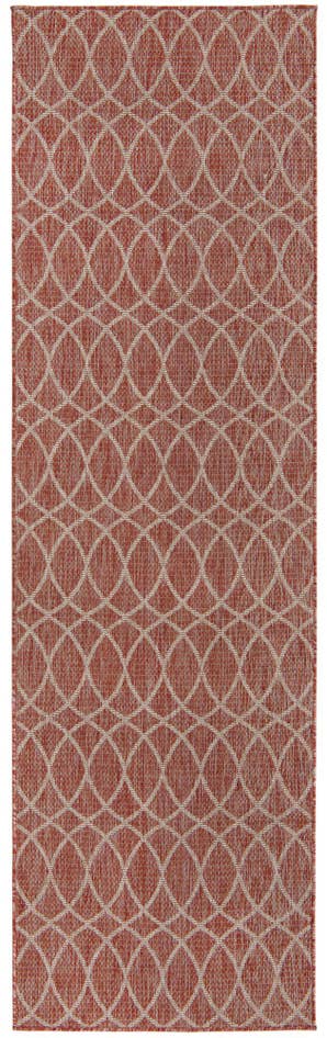 Detail image of 2' 7 x 10' Easy-Clean Trellis Indoor / Outdoor Runner Rug