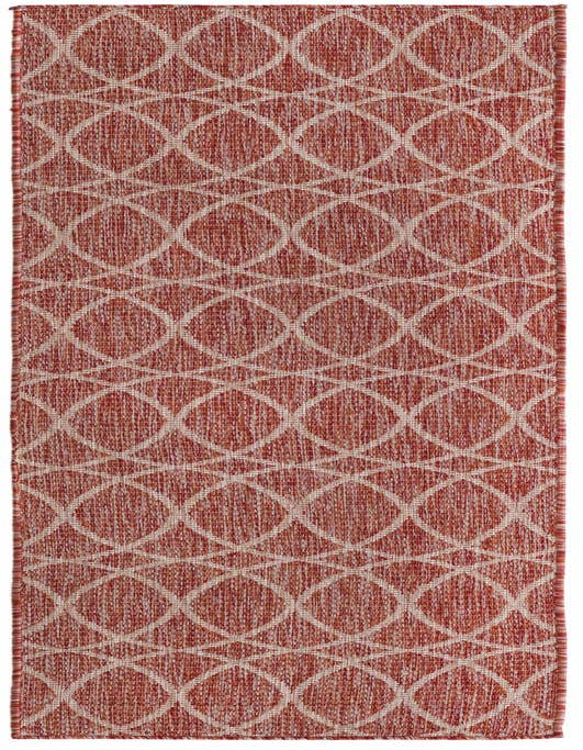 Detail image of 2' x 8' Easy-Clean Trellis Indoor / Outdoor Runner Rug