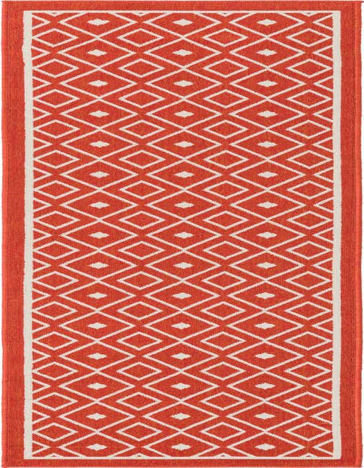 2' x 8' Easy-Clean Trellis Indoor / Outdoor Runner Rug