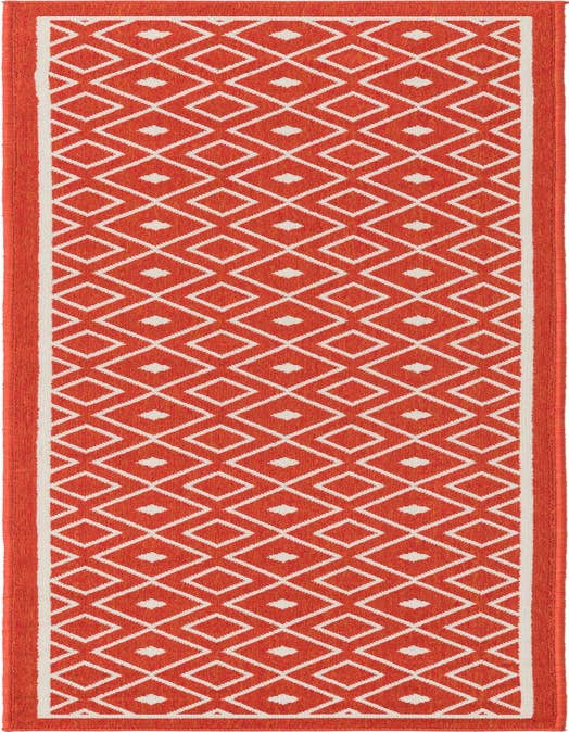 Detail image of 2' x 8' Easy-Clean Trellis Indoor / Outdoor Runner Rug