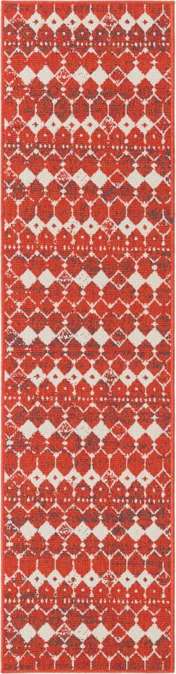 Detail image of 2' x 8' Easy-Clean Trellis Indoor / Outdoor Runner Rug