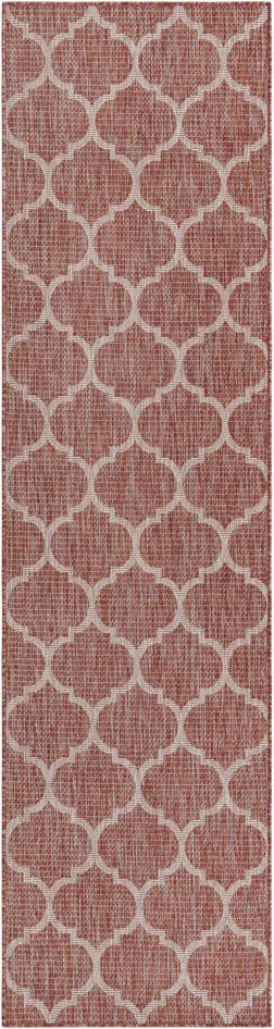 Detail image of 2' 7 x 10' Easy-Clean Trellis Indoor / Outdoor Runner Rug