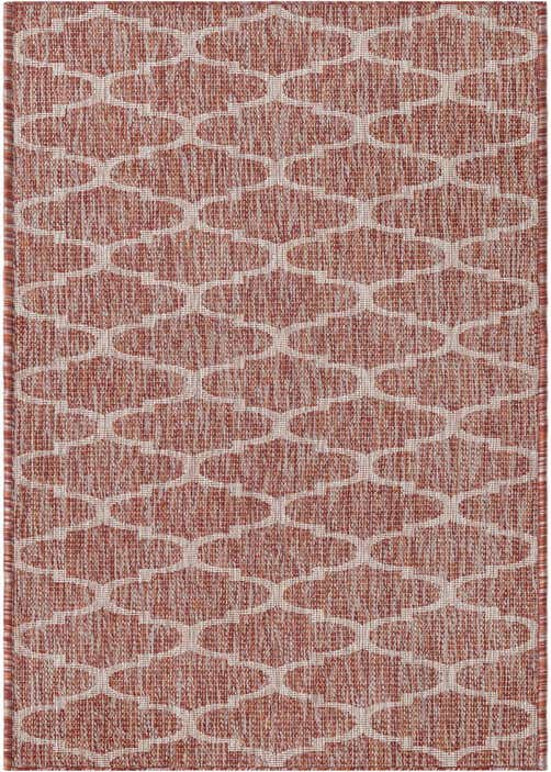 2' x 8' Easy-Clean Trellis Indoor / Outdoor Runner Rug
