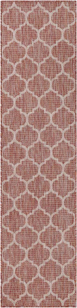 2' x 8' Easy-Clean Trellis Indoor / Outdoor Runner Rug