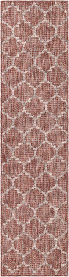 Detail image of 2' x 8' Easy-Clean Trellis Indoor / Outdoor Runner Rug