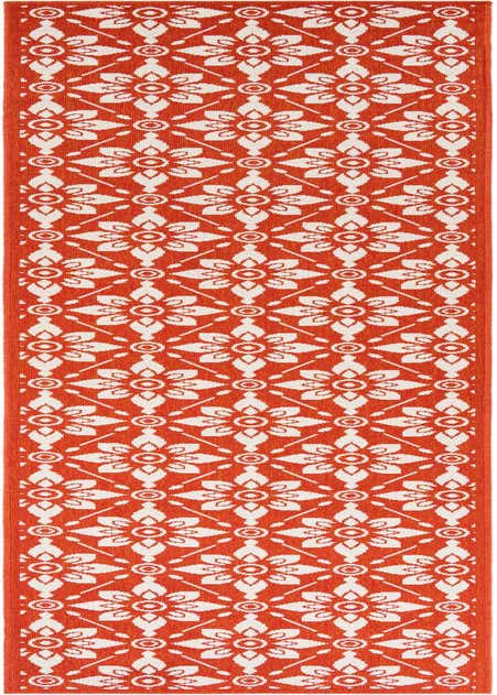 2' 7 x 12' Easy-Clean Trellis Indoor / Outdoor Runner Rug