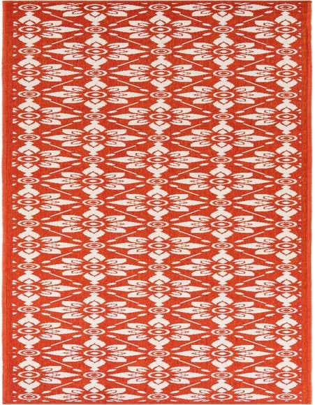 2' 7 x 12' Easy-Clean Trellis Indoor / Outdoor Runner Rug