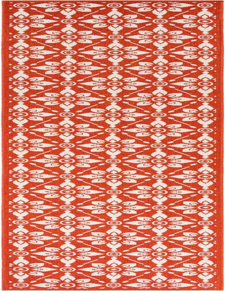 Detail image of 2' 7 x 12' Easy-Clean Trellis Indoor / Outdoor Runner Rug