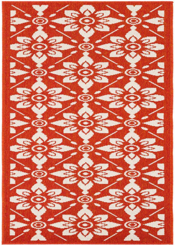 2' x 6' Easy-Clean Trellis Indoor / Outdoor Runner Rug