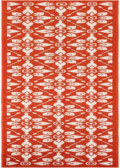 2' x 8' Easy-Clean Trellis Indoor / Outdoor Runner Rug