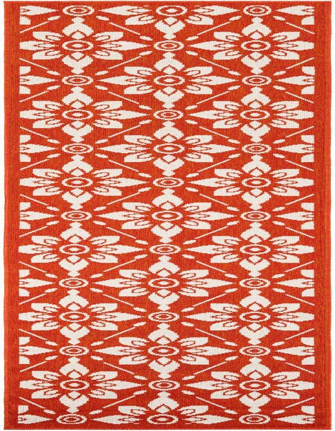 Detail image of 2' x 8' Easy-Clean Trellis Indoor / Outdoor Runner Rug