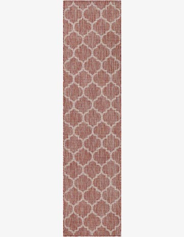 2' x 8' Easy-Clean Trellis Indoor / Outdoor Runner Rug
