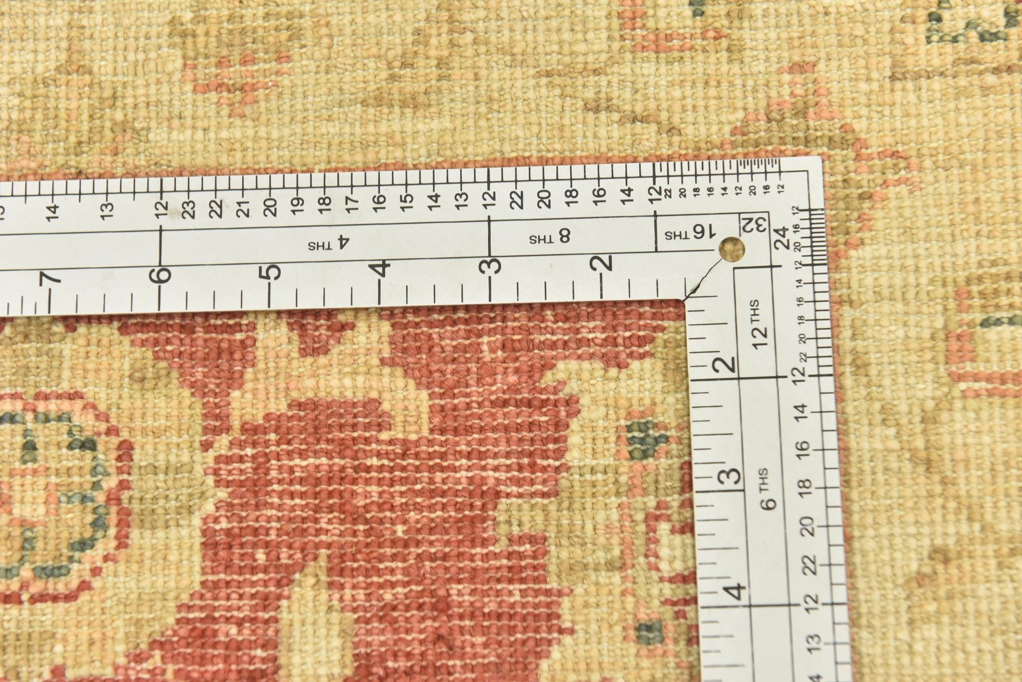 2' 10 x 9' 7 Hand Knotted Peshawar Ziegler Runner Rug