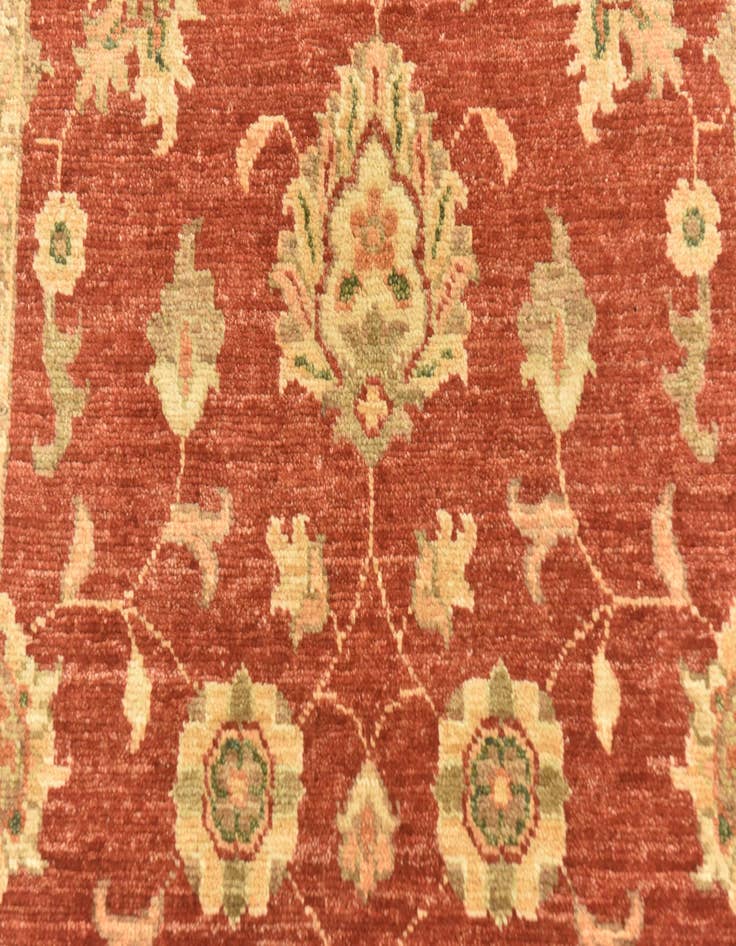 Detail image of 2' 10 x 9' 7 Hand Knotted Peshawar Ziegler Runner Rug