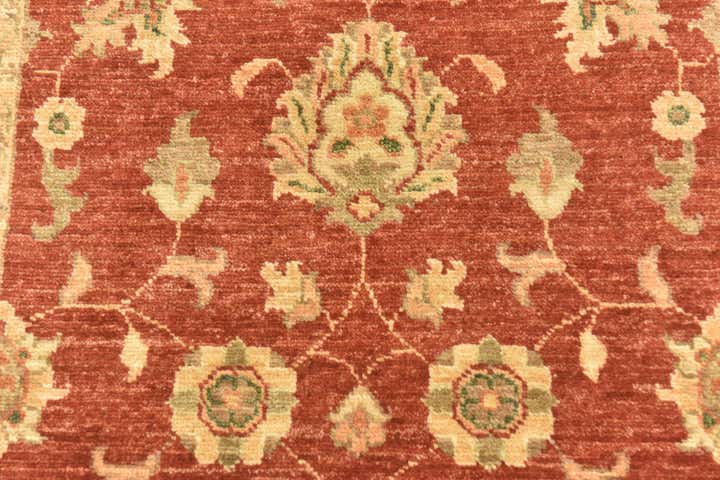 2' 10 x 9' 7 Hand Knotted Peshawar Ziegler Runner Rug