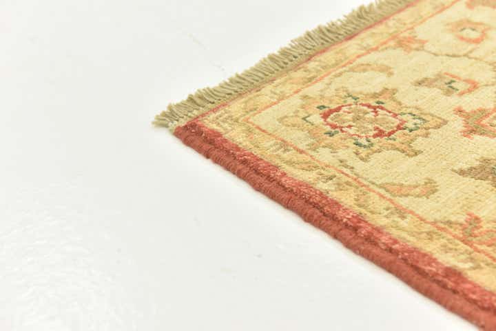 2' 10 x 9' 7 Hand Knotted Peshawar Ziegler Runner Rug