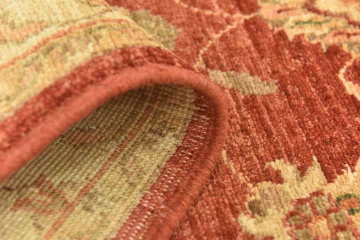 2' 10 x 9' 7 Hand Knotted Peshawar Ziegler Runner Rug