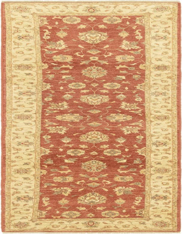 Detail image of 2' 10 x 9' 7 Hand Knotted Peshawar Ziegler Runner Rug