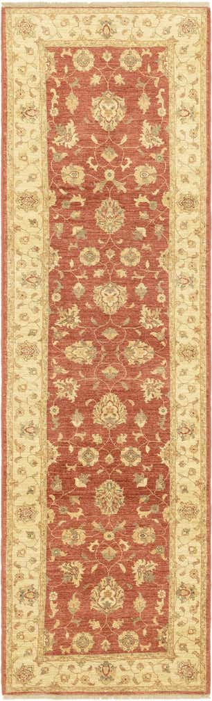 2' 10 x 9' 7 Hand Knotted Peshawar Ziegler Runner Rug