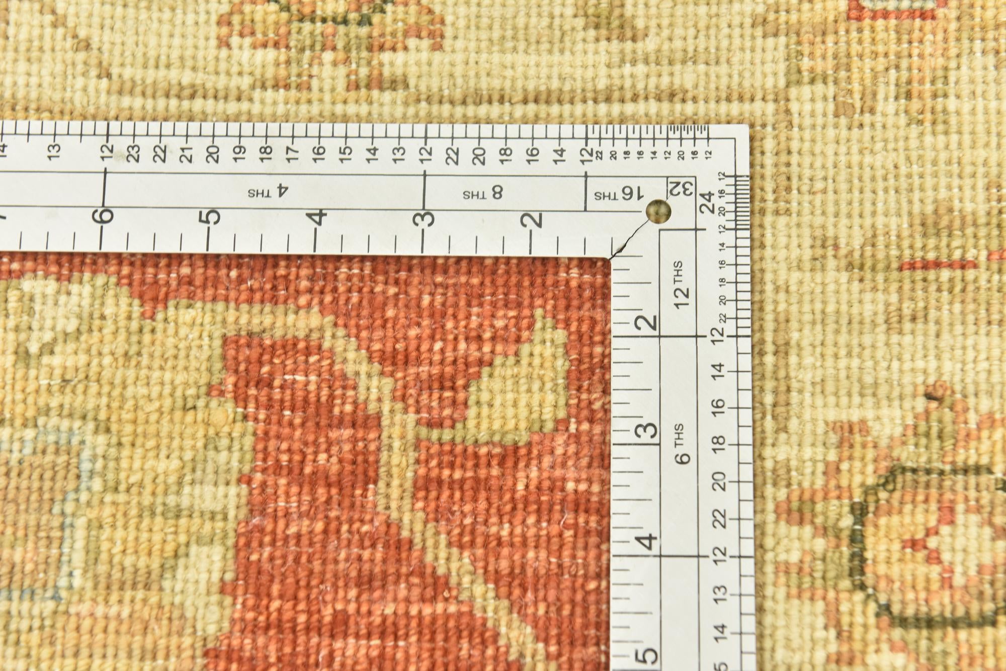 2' 9 x 8' Hand Knotted Peshawar Ziegler Runner Rug
