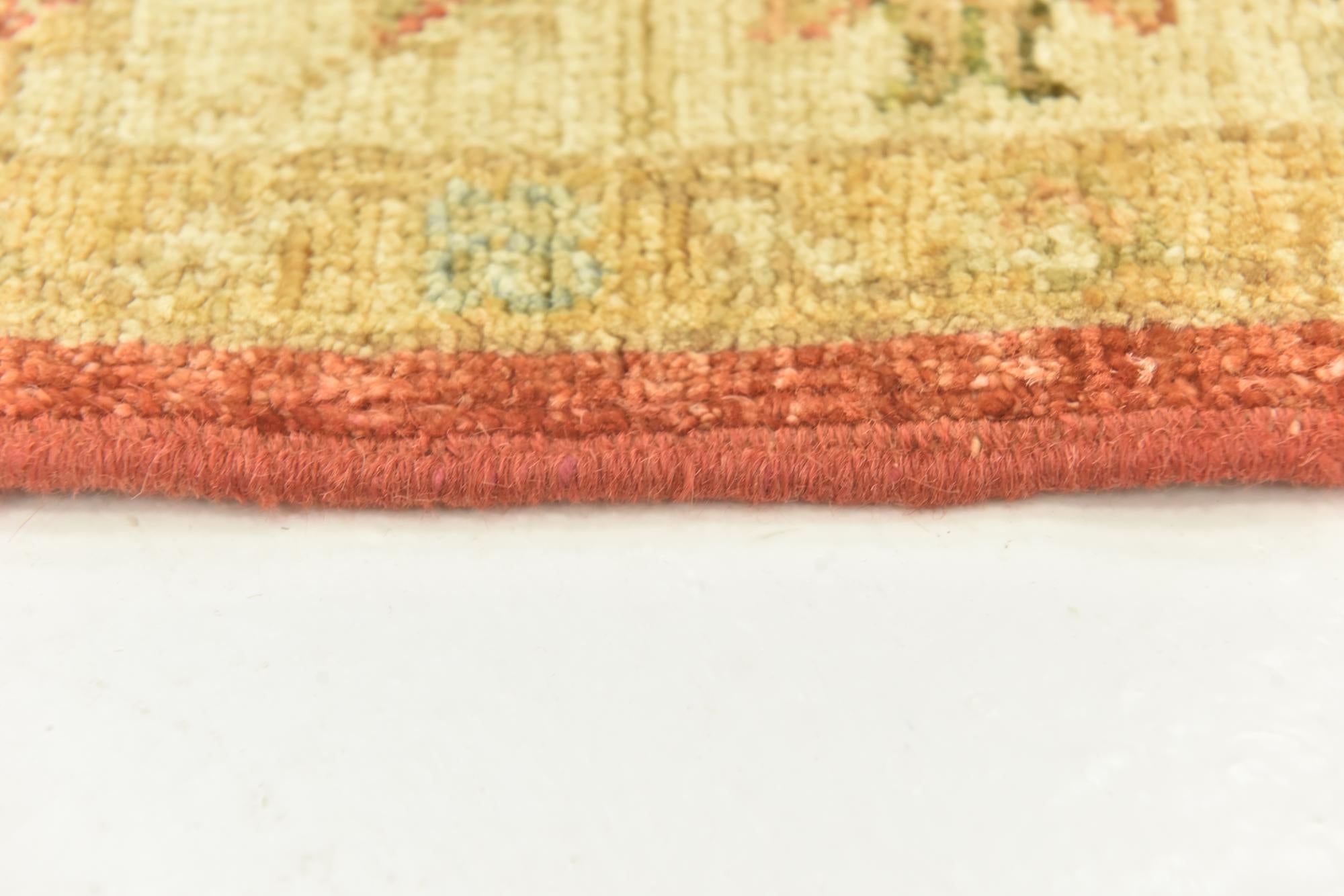 2' 9 x 8' Hand Knotted Peshawar Ziegler Runner Rug