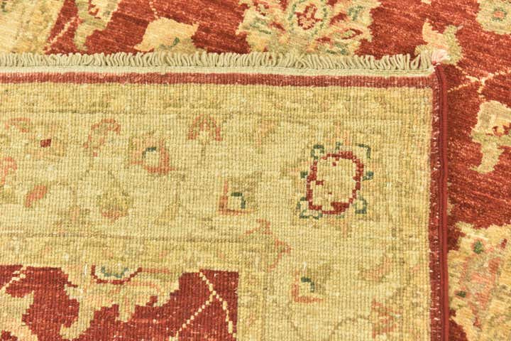 2' 6 x 6' 4 Hand Knotted Peshawar Ziegler Runner Rug