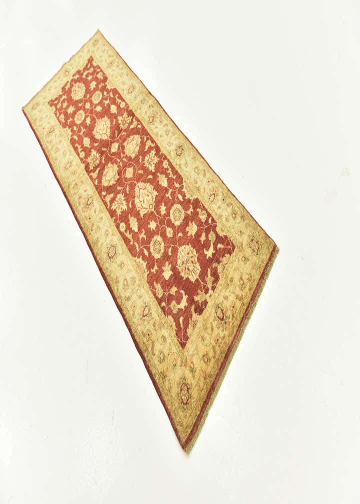 2' 6 x 6' 4 Hand Knotted Peshawar Ziegler Runner Rug