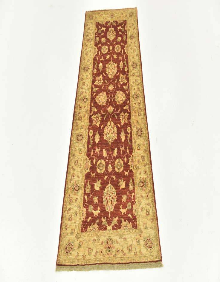 Detail image of 2' 6 x 6' 4 Hand Knotted Peshawar Ziegler Runner Rug