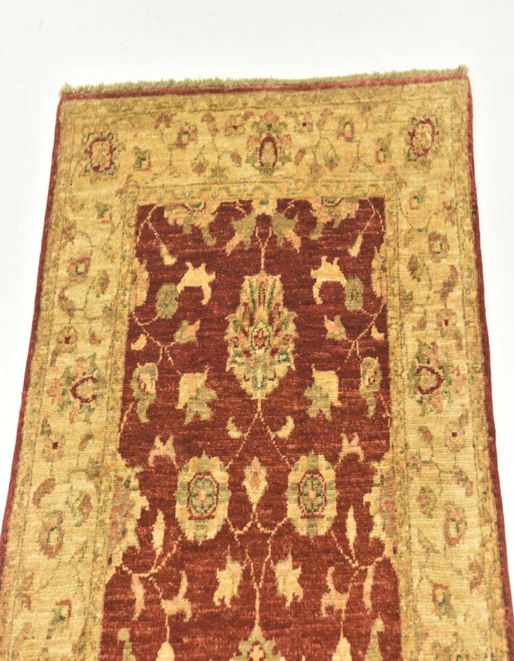 Detail image of 2' 6 x 6' 4 Hand Knotted Peshawar Ziegler Runner Rug