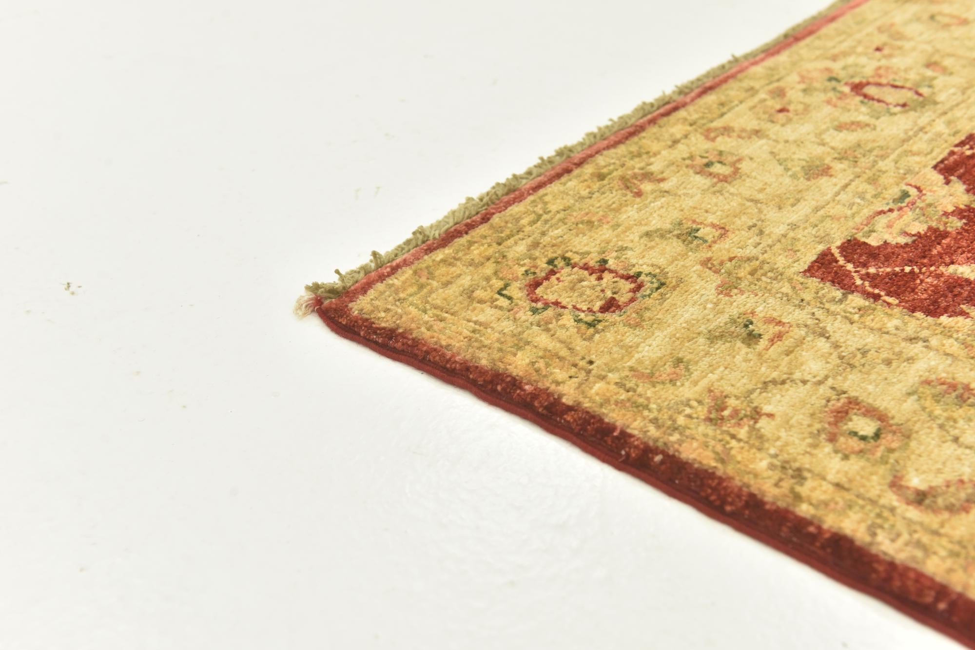 2' 6 x 6' 4 Hand Knotted Peshawar Ziegler Runner Rug