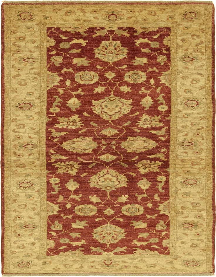 Detail image of 2' 6 x 6' 4 Hand Knotted Peshawar Ziegler Runner Rug