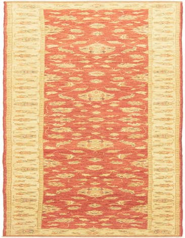 Detail image of 2' 8 x 16' 3 Hand Knotted Peshawar Ziegler Runner Rug