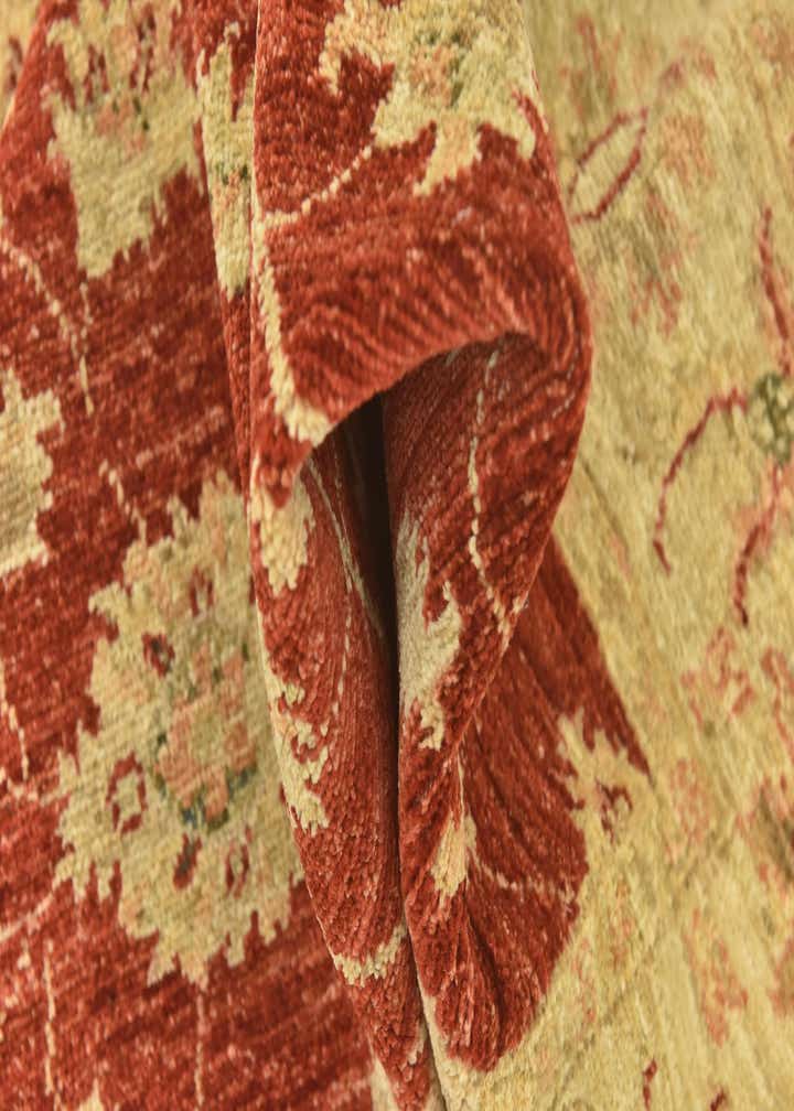 4' x 15' 10 Hand Knotted Peshawar Ziegler Wool Runner Rug