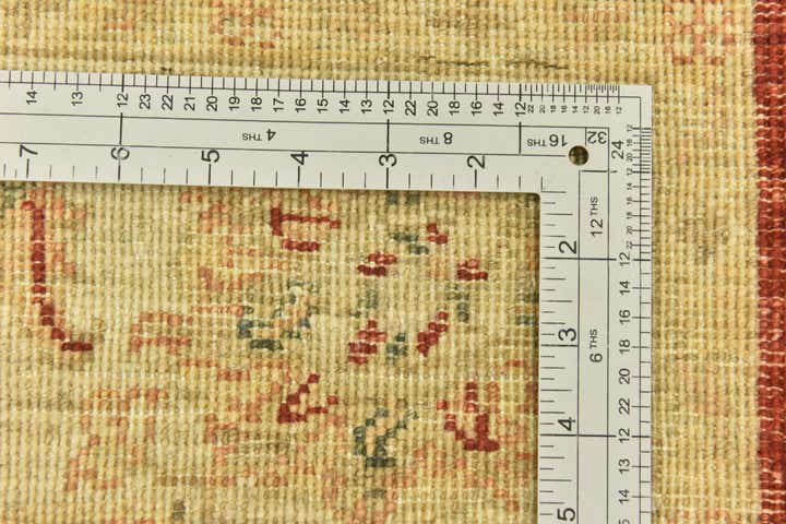 4' x 15' 10 Hand Knotted Peshawar Ziegler Wool Runner Rug