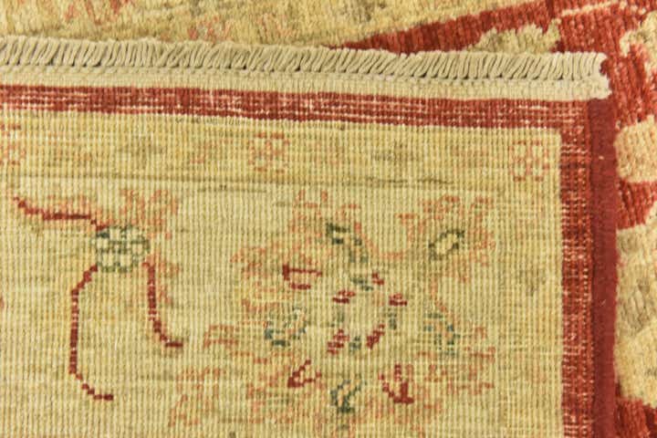 4' x 15' 10 Hand Knotted Peshawar Ziegler Wool Runner Rug