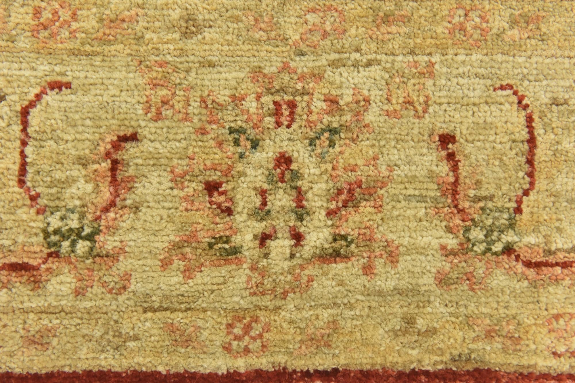 4' x 15' 10 Hand Knotted Peshawar Ziegler Wool Runner Rug