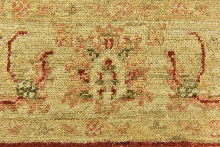 4' x 15' 10 Hand Knotted Peshawar Ziegler Wool Runner Rug