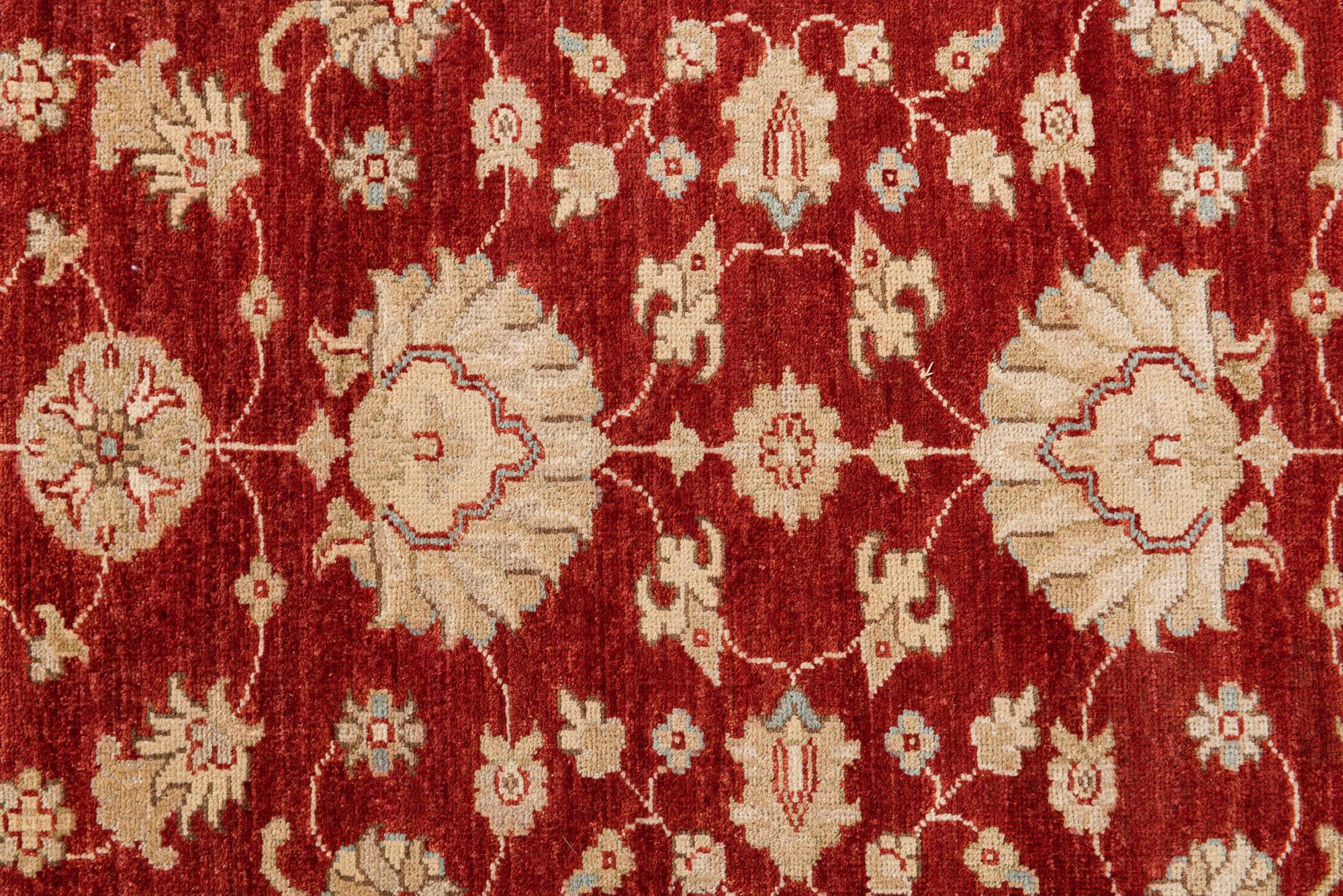 3' x 19' Hand Knotted Peshawar Ziegler Runner Rug