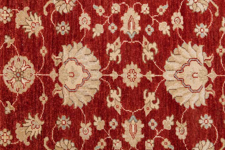 3' x 19' Hand Knotted Peshawar Ziegler Runner Rug