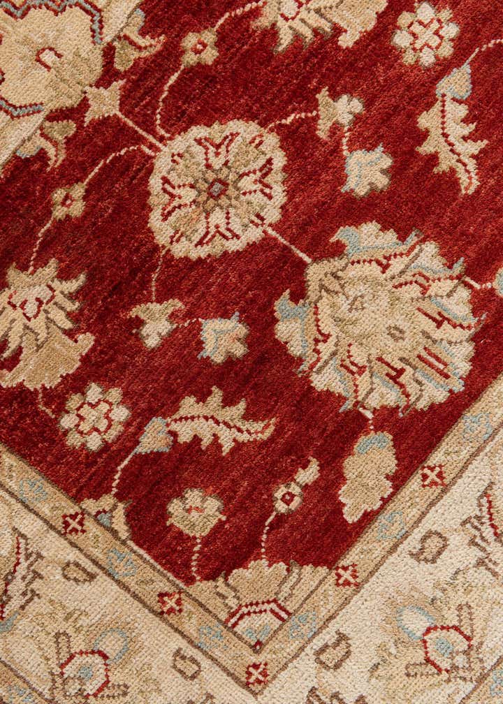 3' x 19' Hand Knotted Peshawar Ziegler Runner Rug