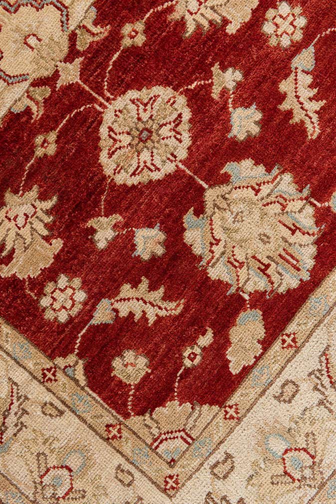 3' x 19' Hand Knotted Peshawar Ziegler Runner Rug