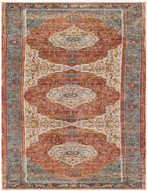 Detail image of 2' 7 x 10' Santiago Runner Rug