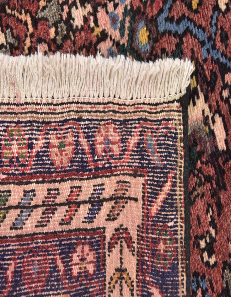 Detail image of 3' 5 x 9' 5  Hand Knotted Shahsavand Persian Wool Runner Rug