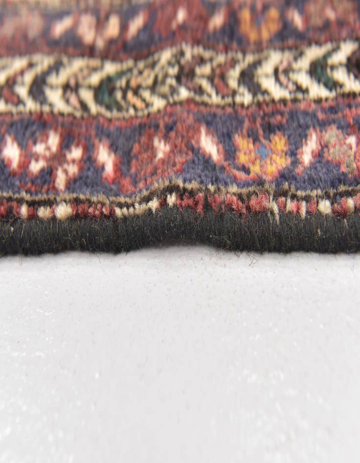 Detail image of 3' 5 x 9' 5  Hand Knotted Shahsavand Persian Wool Runner Rug