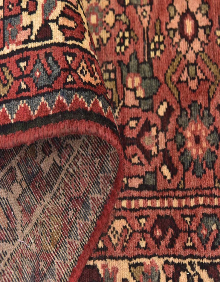 Detail image of 3' 7 x 10'  Hand Knotted Shahsavand Persian Wool Runner Rug